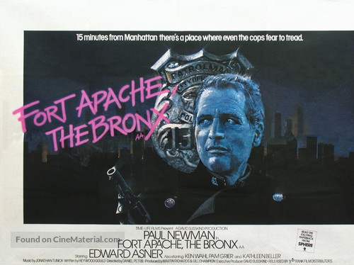 Fort Apache the Bronx - British Movie Poster