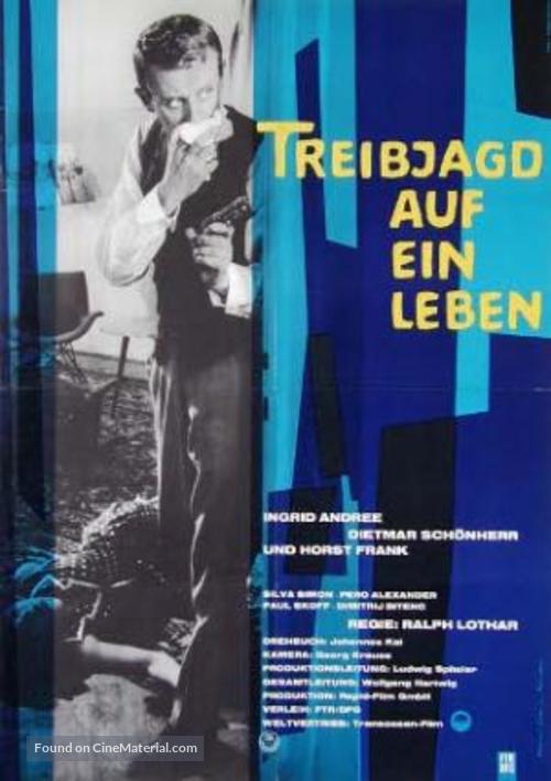 Treibjagd auf ein Leben - German Movie Poster