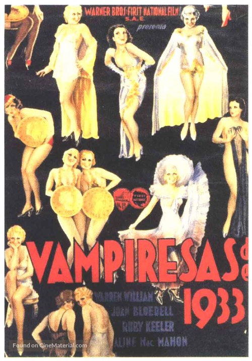 Gold Diggers of 1933 - Spanish Movie Poster