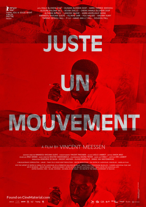 Juste un mouvement - Belgian Movie Poster