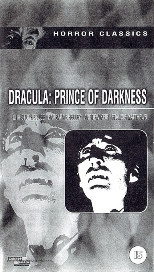 Dracula: Prince of Darkness - British VHS movie cover
