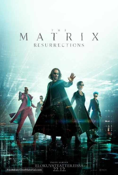 The Matrix Resurrections - Finnish Movie Poster