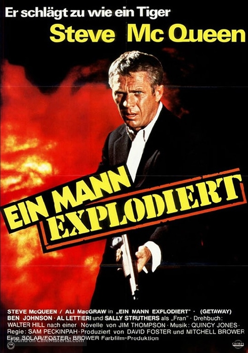 The Getaway - German Movie Poster