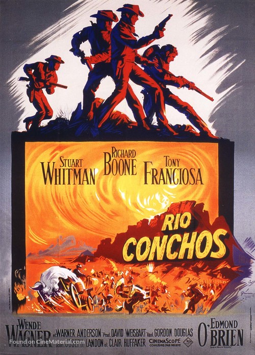 Rio Conchos - French Movie Poster