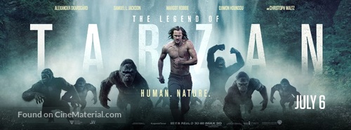 The Legend of Tarzan - British Movie Poster