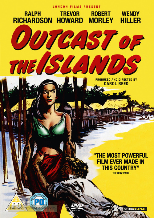 Outcast of the Islands - British DVD movie cover