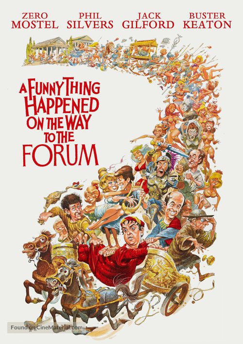 A Funny Thing Happened on the Way to the Forum - DVD movie cover