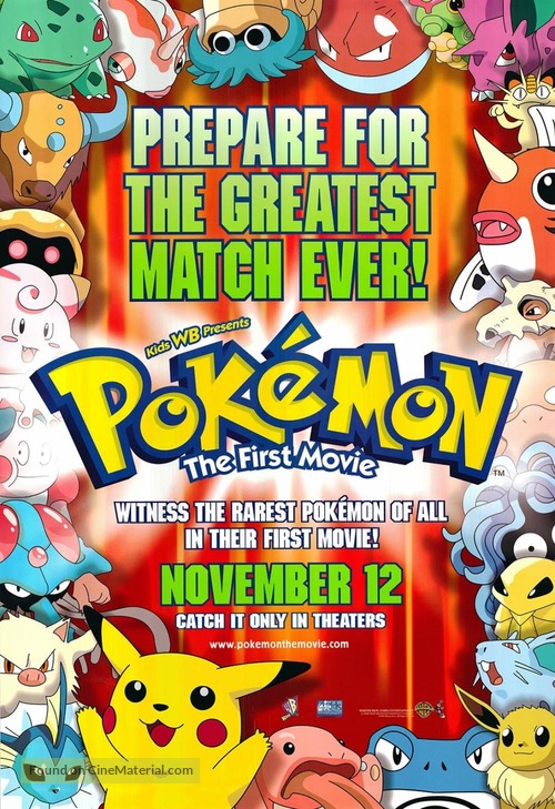 Pokemon: The First Movie - Mewtwo Strikes Back - Movie Poster