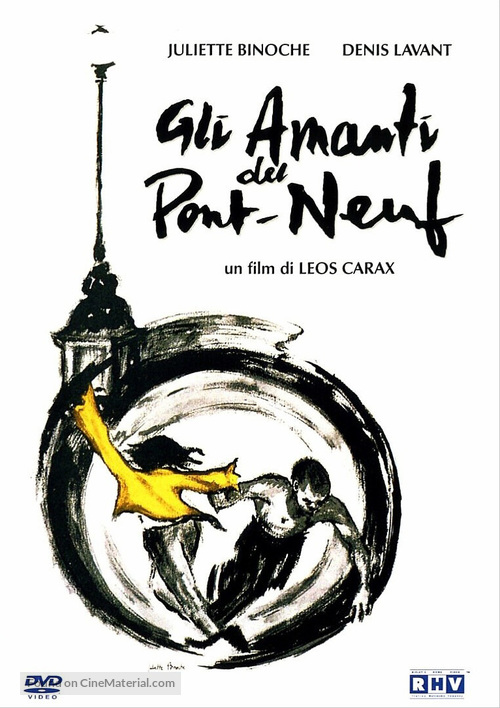 Les amants du Pont-Neuf - Italian Movie Cover