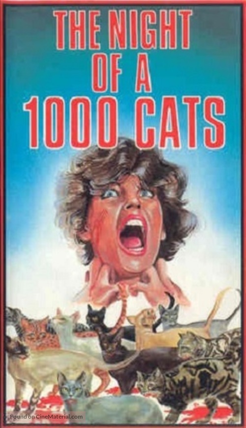 La noche de los mil gatos - VHS movie cover