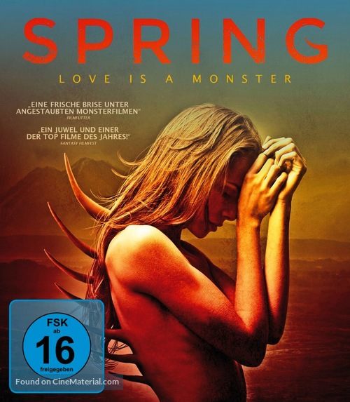 Spring - German Blu-Ray movie cover