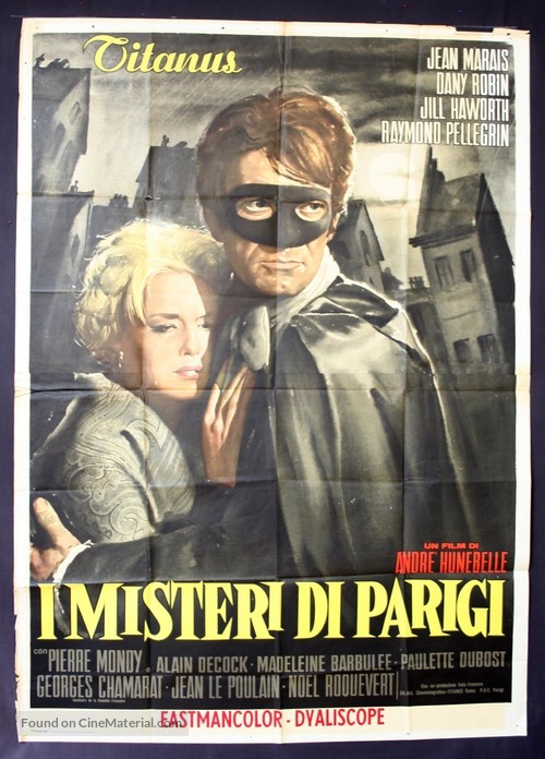 Myst&egrave;res de Paris, Les - Italian Movie Poster