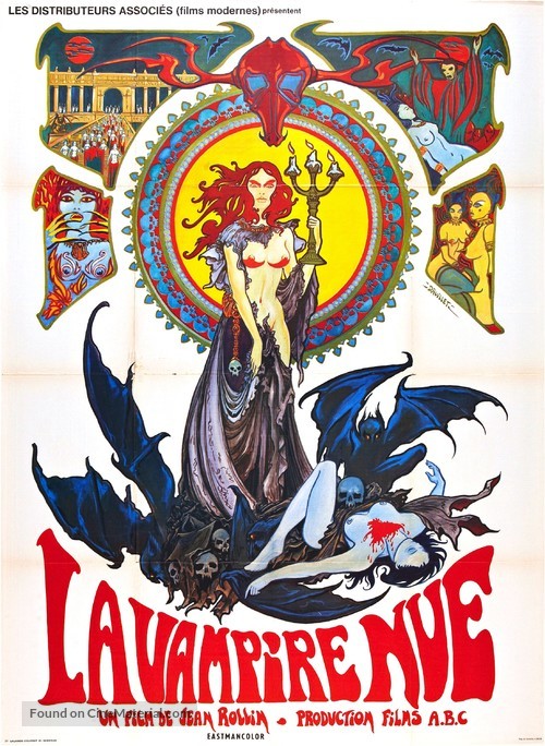 La vampire nue - French Movie Poster