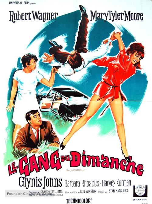 Don&#039;t Just Stand There! - French Movie Poster
