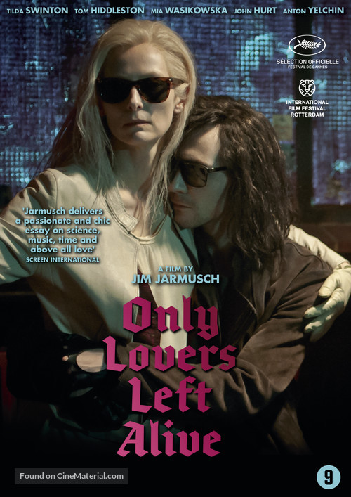 Only Lovers Left Alive - Dutch DVD movie cover