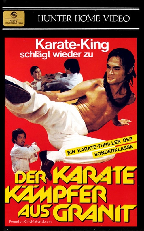 Long Wei shan zhuang - German VHS movie cover