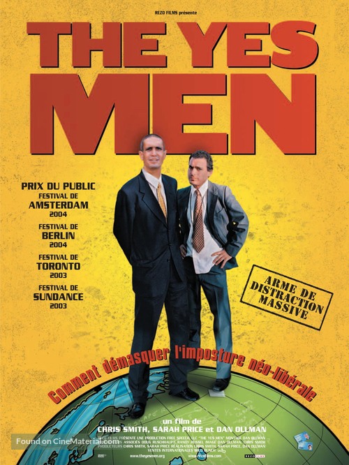 The Yes Men - French Movie Poster