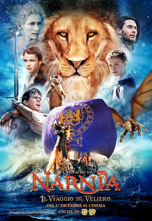 The Chronicles of Narnia: The Voyage of the Dawn Treader - Italian Movie Poster