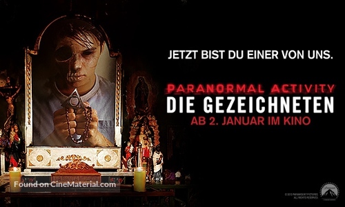 Paranormal Activity: The Marked Ones - German Movie Poster