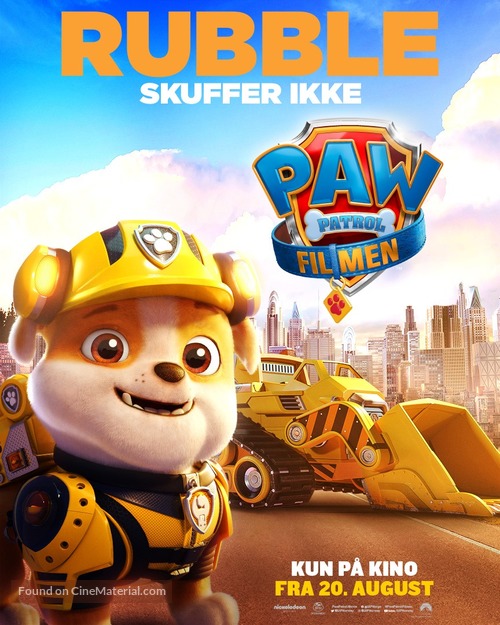 Paw Patrol: The Movie - Norwegian Movie Poster