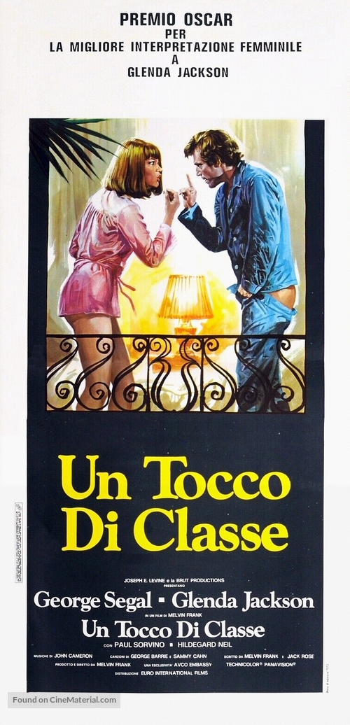 A Touch of Class - Italian Movie Poster