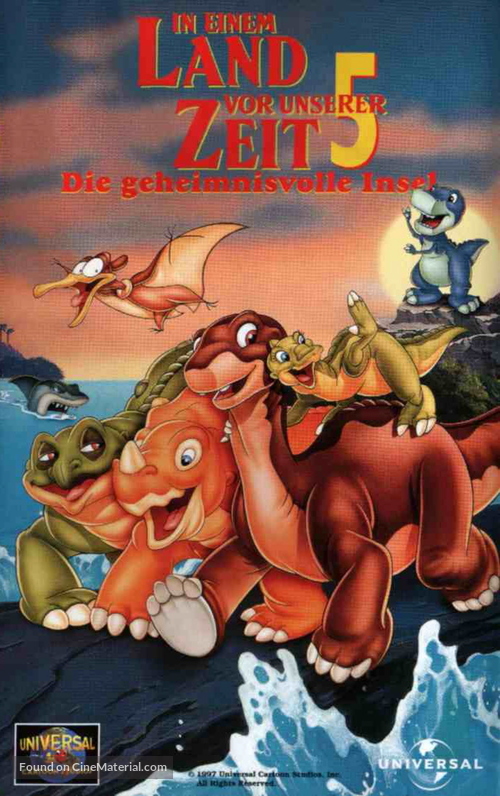 The Land Before Time 5 - German VHS movie cover