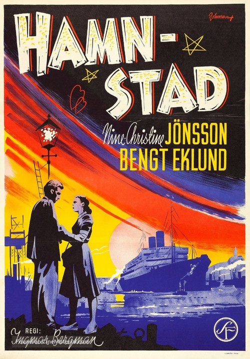 Hamnstad - Swedish Movie Poster