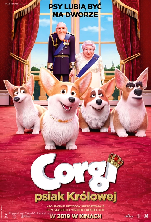 The Queen&#039;s Corgi - Polish Movie Poster