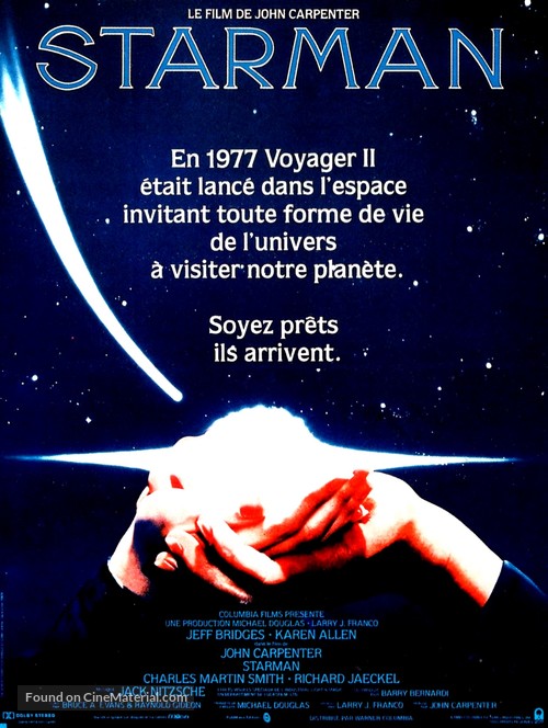 Starman - French Movie Poster