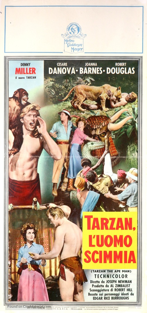Tarzan, the Ape Man - Italian Movie Poster