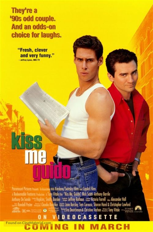 Kiss Me, Guido - Video release movie poster