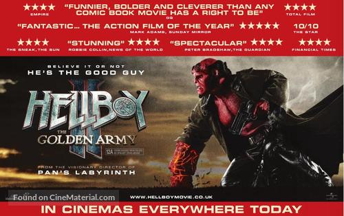 Hellboy II: The Golden Army - British Movie Poster