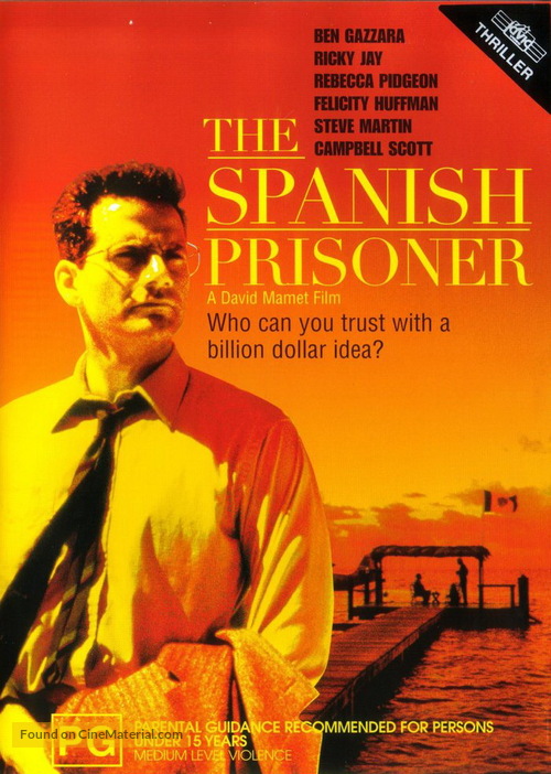 The Spanish Prisoner - Australian Movie Cover