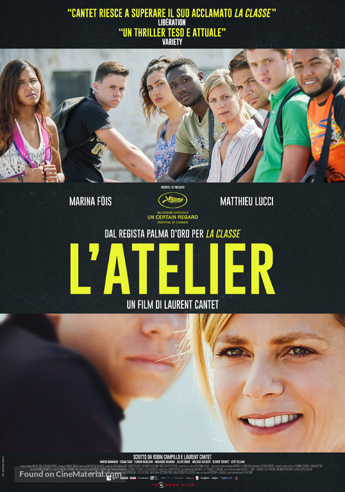 L&#039;atelier - Italian Movie Poster