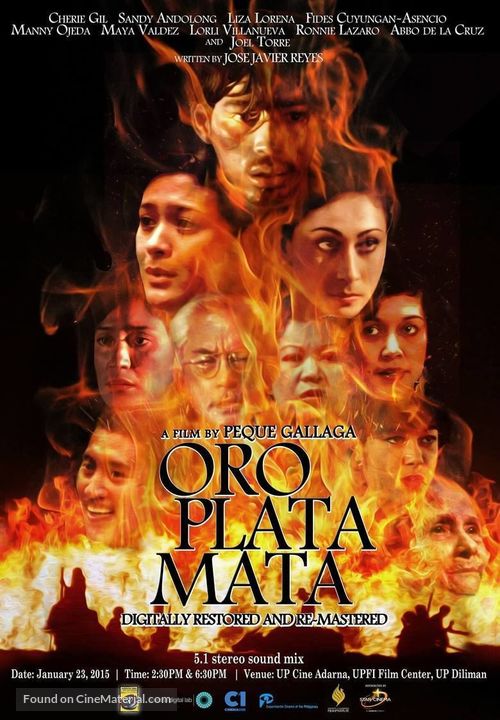 Oro, plata, mata - Philippine Movie Poster