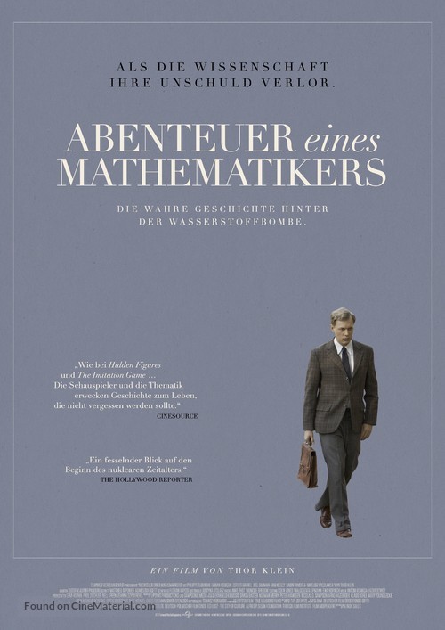 Adventures of a Mathematician - German Movie Poster