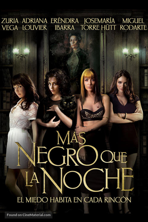 M&aacute;s negro que la noche - Mexican Movie Cover