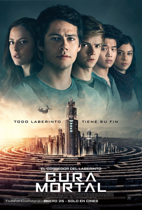 Maze Runner: The Death Cure - Colombian Movie Poster