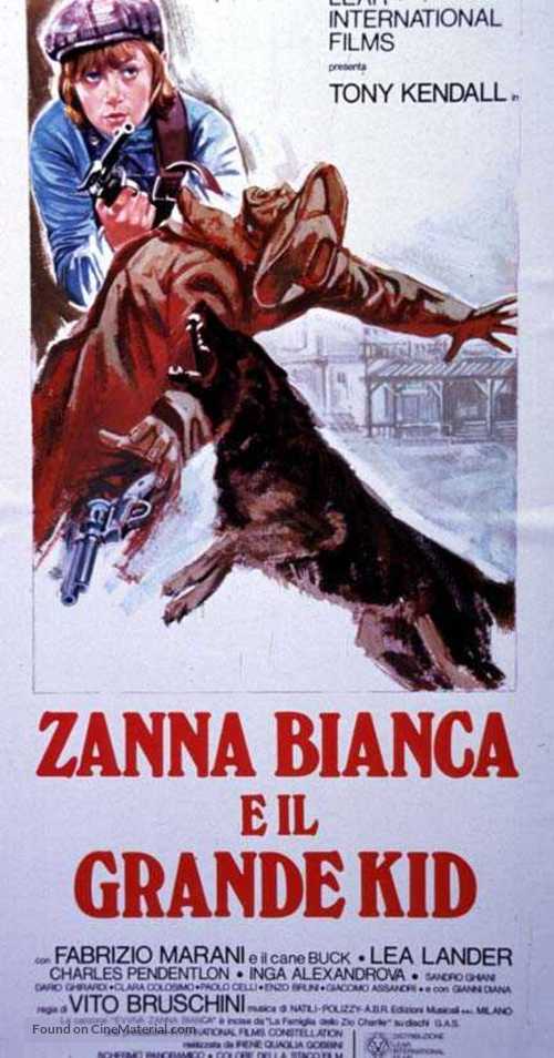 Zanna Bianca e il grande Kid - Italian Movie Poster
