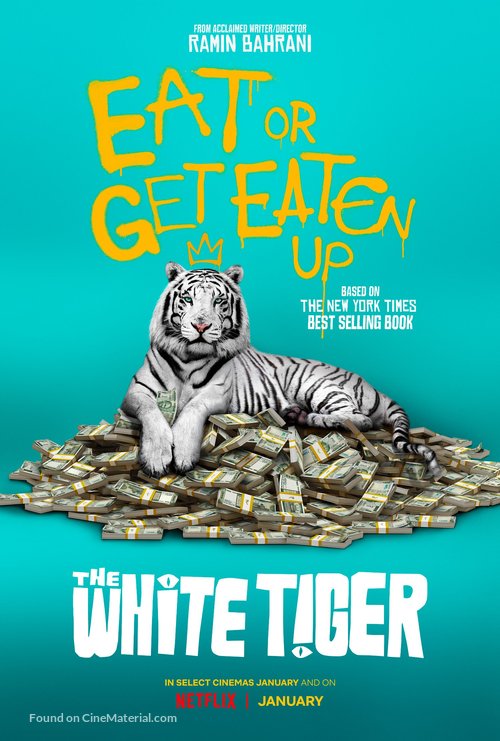 The White Tiger - British Movie Poster