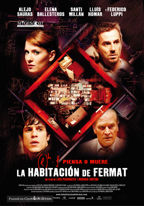 La habitaci&oacute;n de Fermat - Spanish Movie Poster