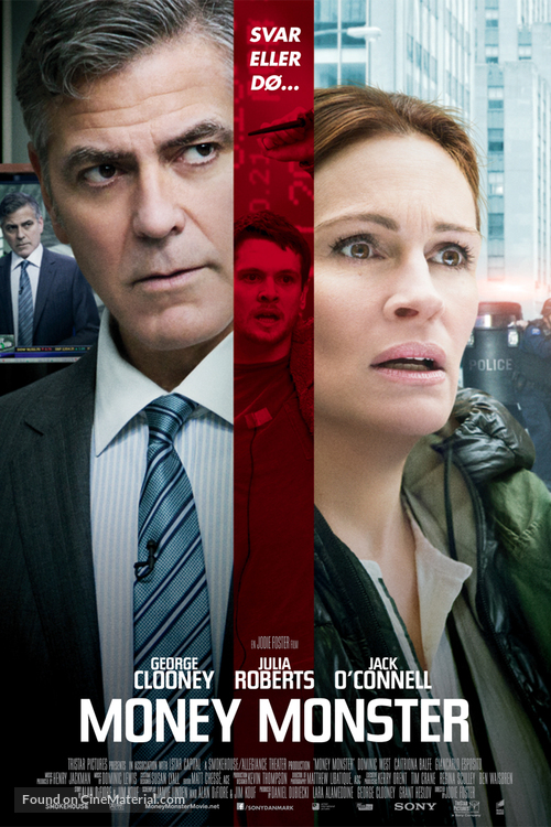 Money Monster - Danish Movie Poster