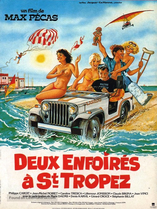 Deux enfoir&eacute;s &agrave; Saint-Tropez - French Movie Poster