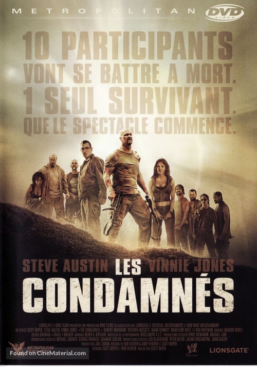 The Condemned - French DVD movie cover