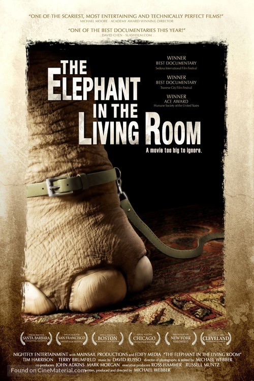 The Elephant in the Living Room - Movie Poster