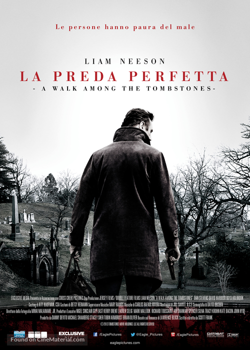 A Walk Among the Tombstones - Italian Movie Poster