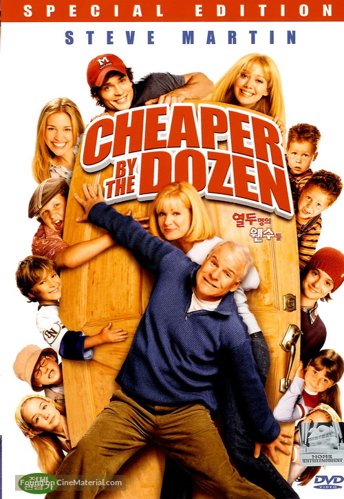 Cheaper by the Dozen - South Korean DVD movie cover