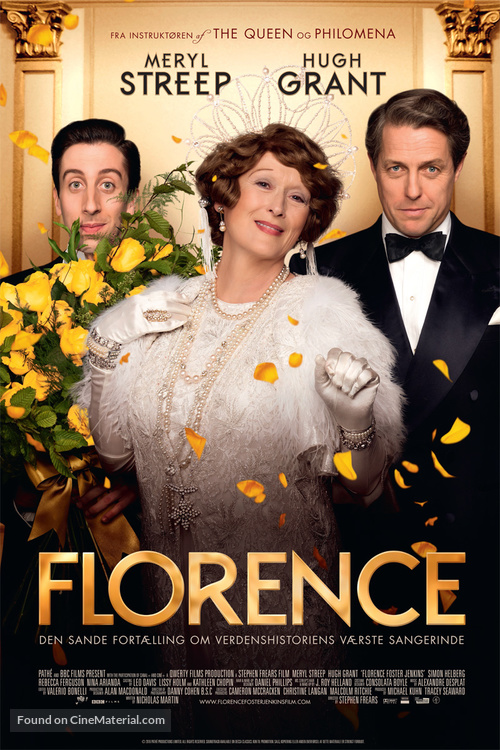 Florence Foster Jenkins - Danish Movie Poster