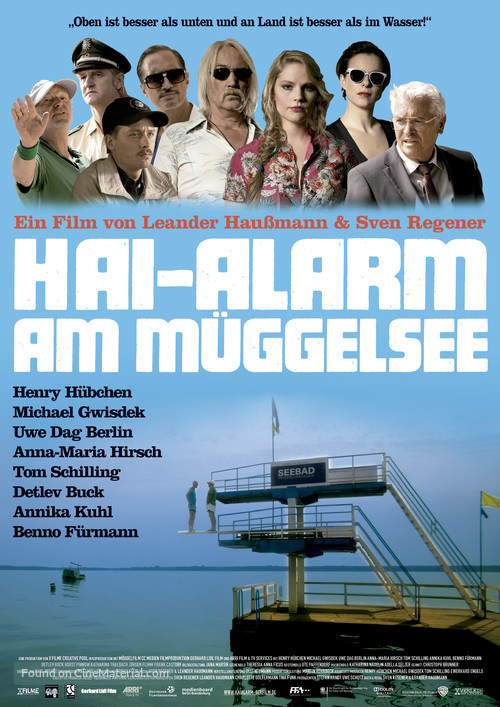 Hai-Alarm am M&uuml;ggelsee - German Movie Poster