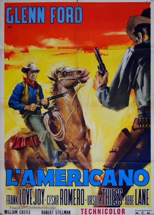 The Americano - Italian Movie Poster